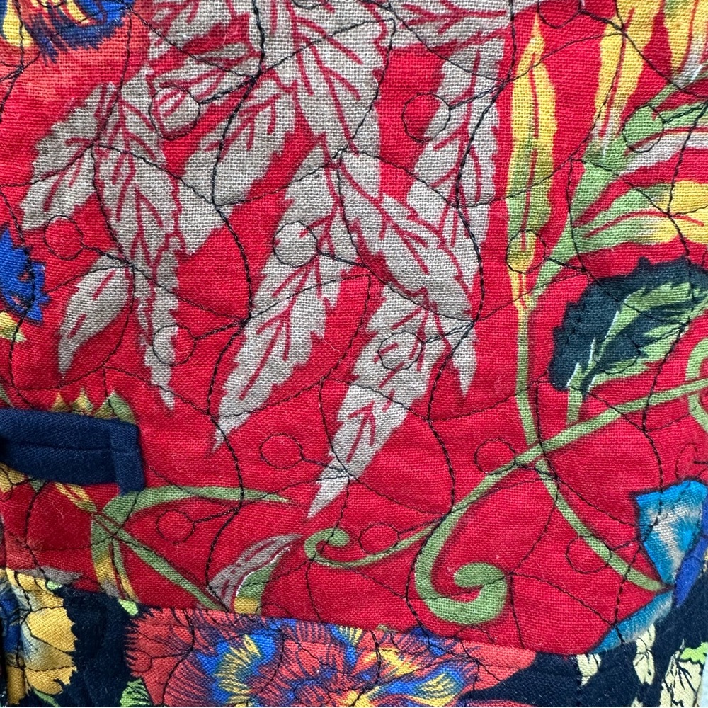 Ke Ke Quilted Linen Long Colorful Vest - Picture 14 of 16